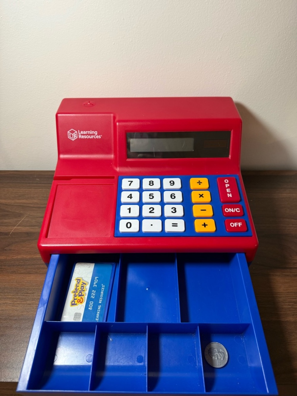 Learning Resources Cash Register Toy Calculator